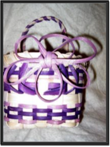 Lilac Wall Basket